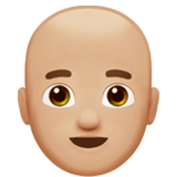 MAN: BALD (medium-light)