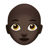 WOMAN: BALD (dark)