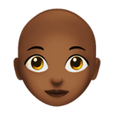 WOMAN: BALD (medium-dark)