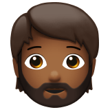 BEARDED PERSON (medium-dark)