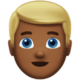 MAN: BLOND HAIR (medium-dark)