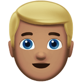 MAN: BLOND HAIR (medium)