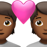 COUPLE WITH HEART (medium-dark)