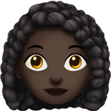 WOMAN: CURLY HAIR (dark)