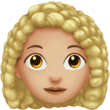 WOMAN: CURLY HAIR (medium-light)