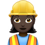 WOMAN CONSTRUCTION WORKER (dark)