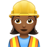 WOMAN CONSTRUCTION WORKER (medium-dark)