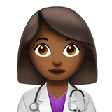 WOMAN HEALTH WORKER (medium-dark)