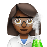 WOMAN SCIENTIST (medium-dark)