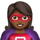 WOMAN SUPERHERO (medium-dark)