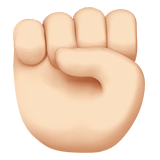 RAISED FIST (light)