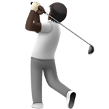 PERSON GOLFING (dark)