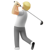 PERSON GOLFING (medium-light)