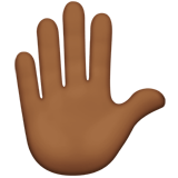 RAISED HAND (medium-dark)