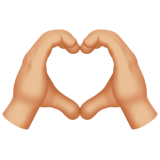 HEART HANDS (medium-light)