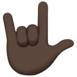 I LOVE YOU HAND SIGN (dark)