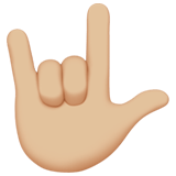 I LOVE YOU HAND SIGN (medium-light)