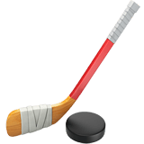 Ice Hockey Stick And Puck