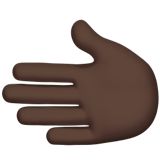 LEFTWARDS HAND (dark)