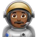 MAN ASTRONAUT (medium-dark)