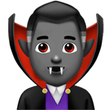 MAN VAMPIRE (medium-dark)