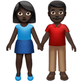 MAN AND WOMAN HOLDING HANDS (dark)