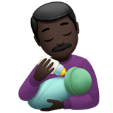 MAN FEEDING BABY (dark)