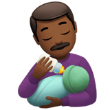 MAN FEEDING BABY (medium-dark)