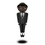 PERSON IN SUIT LEVITATING (dark)