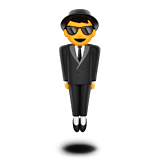 Man In Business Suit Levitating