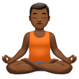 MAN IN LOTUS POSITION (medium-dark)