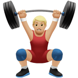 MAN LIFTING WEIGHTS (medium-light)