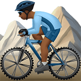 MAN MOUNTAIN BIKING (medium-dark)