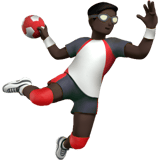 MAN PLAYING HANDBALL (dark)