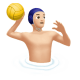 MAN PLAYING WATER POLO (light)