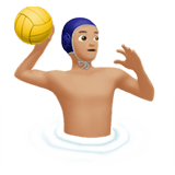 MAN PLAYING WATER POLO (medium-light)