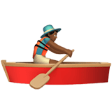 MAN ROWING BOAT (medium-dark)