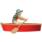 MAN ROWING BOAT (medium-light)