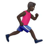 MAN RUNNING FACING RIGHT (dark)