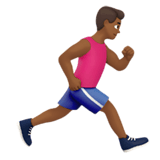 MAN RUNNING FACING RIGHT (medium-dark)