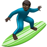 MAN SURFING (dark)