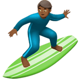 MAN SURFING (medium-dark)