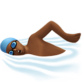 MAN SWIMMING (medium-dark)