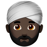 MAN WEARING TURBAN (dark)