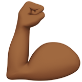 FLEXED BICEPS (medium-dark)