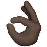 OK HAND SIGN (dark)