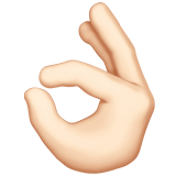 OK HAND SIGN (light)