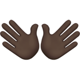 OPEN HANDS SIGN (dark)