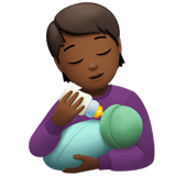 PERSON FEEDING BABY (medium-dark)