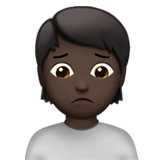 PERSON FROWNING (dark)